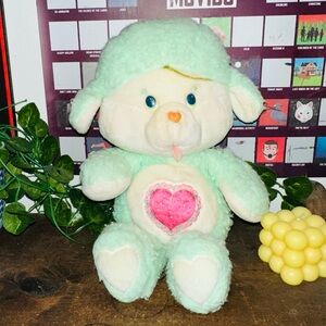 Care Bear Cousins Gentle Heart Lamb Vintage 80’s Kenner Plush Toy